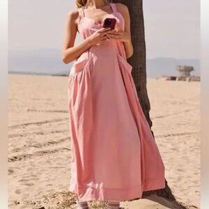 Daily Practice Island Pink Sleeveless Maxi Dress